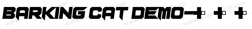 Barking Cat DEMO字体转换
